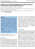 Cover page: Combined carvedilol and gabapentin treatment induces a rapid response in red scrotum syndrome