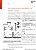 Cover page: Manipulating molecules with quantum light