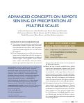 Cover page: Advanced Concepts on Remote Sensing of Precipitation at Multiple Scales
