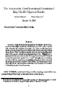 Cover page: The Asymmetric One-Dimensional Constrained Ising Model: Rigorous Results