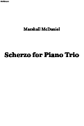 Cover page: Scherzo for Piano Trio