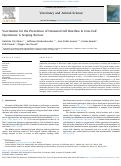 Cover page: Vaccination for the Prevention of Neonatal Calf Diarrhea in Cow-Calf Operations: A Scoping Review