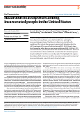 Cover page: Hazardous heat exposure among incarcerated people in the United States