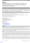 Cover page: Relative Effectiveness of Social Media, Dating Apps, and Information Search Sites in Promoting HIV Self-testing: Observational Cohort Study