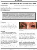 Cover page: Misdiagnosed Spontaneous Carotid Cavernous Sinus Fistula