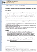 Cover page: Long-term modification of cortical synapses improves sensory perception