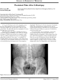 Cover page: Persistent Pain After Lithotripsy