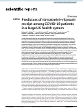 Cover page: Predictors of nirmatrelvir-ritonavir receipt among COVID-19 patients in a large US health system.