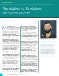 Cover page: Revolution to Evolution: My Nursing Journey