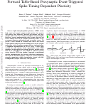 Cover page: Forward Table-Based Presynaptic Event-Triggered Spike-Timing-Dependent Plasticity