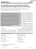 Cover page: Phosphatidylserine‐Incorporated Exosome Mimetics Encapsulating CXCR3 Antagonist Alleviate Osteoporosis