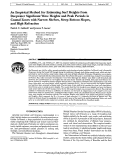 Cover page: An Empirical Method for Estimating Surf Heights from Deepwater Significant Wave Heights and Peak Periods in Coastal Zones with Narrow Shelves, Steep Bottom Slopes, and High Refraction