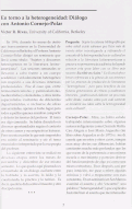 Cover page: En torno a la heterogeneidad: Diálogo con Antonio Cornejo-Polar