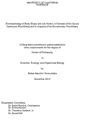 Cover page: Ecomorphology of Body Shape and Life History in two Poeciliids (Gambusia spp. and Poecilia reticulata)