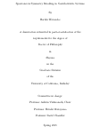 Cover page: Spontaneous Symmetry Breaking in Nonrelativistic Systems