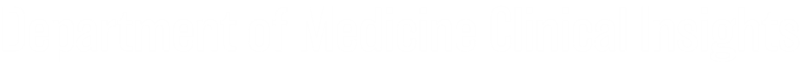 UCLA Department of Medicine Clinical Insights banner