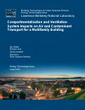 Cover page: Compartmentalization and Ventilation System Impacts on Air and Contaminant Transport for a Multifamily Building