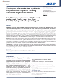 Cover page: The impact of a smoke-free psychiatric hospitalization on patient smoking outcomes: a systematic review