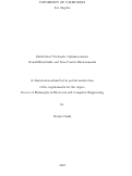 Cover page: Distributed Stochastic Optimization in Non-Differentiable and Non-Convex Environments