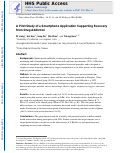 Cover page: A pilot study of a smartphone application supporting recovery from drug addiction.