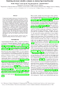 Cover page: Modeling aberrant volatility estimates in Autism Spectrum Disorder