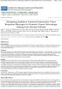 Cover page: Designing Audience-Centered Interactive Voice Response Messages to Promote Cancer Screenings Among Low-Income Latinas