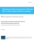 Cover page: Simulations of short-term exposure to NO2 and PM2.5 to inform capture efficiency standards