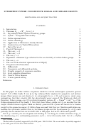 Cover page: SYMMETRIC POWER CONGRUENCE IDEALS AND SELMER GROUPS