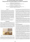 Cover page: Eye movements during reference production:Testing the effects of perceptual grouping on referential overspecification