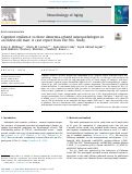 Cover page: Cognitive resilience to three dementia-related neuropathologies in an oldest-old man: A case report from The 90+ Study