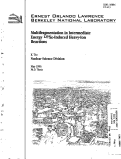 Cover page: Multifragmentation in Intermediate Energy {sup 129}Xe-Induced Heavy-Ion Reactions