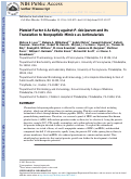 Cover page: Platelet Factor 4 Activity against P.&nbsp;falciparum and Its Translation to Nonpeptidic Mimics as Antimalarials