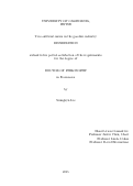 Cover page: Two antitrust issues in the gasoline industry