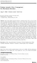 Cover page: Position Around A Tree: Consequences For Pheromone Detection