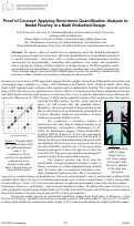 Cover page: Proof of Concept: Applying Recurrence Quantification Analysis to Model Fluency in a Math Embodied Design