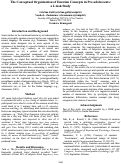 Cover page: The Conceptual Organization of Emotion Concepts in Pre-adolescents: A 2-Task Study