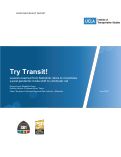 Cover page: Try Transit! Lessons Learned From Metrolink Riders to Incentivize a Post-Pandemic Mode Shift to Commuter Rail
