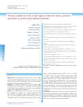 Cover page: Serum creatinine level, a surrogate of muscle mass, predicts mortality in peritoneal dialysis patients