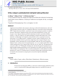 Cover page: Ultra-compact, automated microdroplet radiosynthesizer