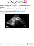 Cover page: Using Bedside Ultrasound to Rapidly Differentiate Shock