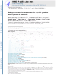 Cover page: Endogenous retroviruses drive species-specific germline transcriptomes in mammals