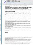 Cover page: Medication-related osteonecrosis of the jaw: An update on the memorial sloan kettering cancer center experience and the role of premedication dental evaluation in prevention