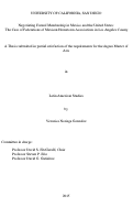 Cover page: Negotiating Formal Membership in Mexico and the United States: The case of Federations of Mexican Hometown Associations in Los Angeles County