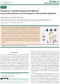 Cover page: Transporter-mediated ecdysteroid trafficking across cell membranes: A novel target for insect growth regulators