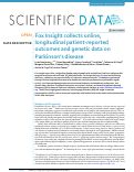Cover page: Fox Insight collects online, longitudinal patient-reported outcomes and genetic data on Parkinson’s disease