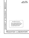 Cover page: SCINTILLATION HAND AND FOOT COUNTER