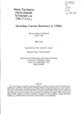 Cover page: Modeling custom hardware in VHDL