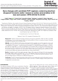 Cover page: Bone changes with candidate PrEP regimens containing tenofovir disoproxil fumarate and/or maraviroc and/or emtricitabine in US men and women: HPTN 069/ACTG A5305