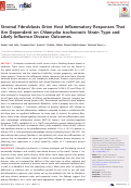 Cover page: Stromal Fibroblasts Drive Host Inflammatory Responses That Are Dependent on Chlamydia trachomatis Strain Type and Likely Influence Disease Outcomes.