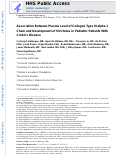 Cover page: Association Between Plasma Level of Collagen Type III Alpha 1 Chain and Development of Strictures in Pediatric Patients With Crohn’s Disease